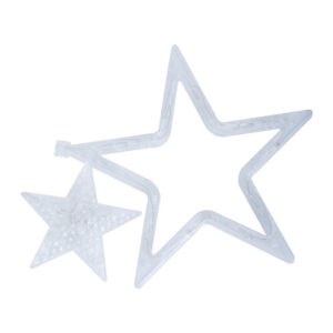 LUCES LED CORTINA PUNTA ESTRELLA X 276L 8F C/T-BLANCA 6X0.60 MTS (HEMBRA)