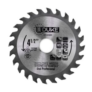 DISCO MADERA UDUKE PROFESIONAL (4 1/2X24) DMA116 (HT30595)