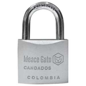 CANDADO GATO HIERRO 38