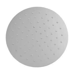 DUCHA REGADERA UDUKE CROMADA ACERO INOXIDABLE 8 REDONDA (HT80134)