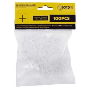 SEPARADOR DE BALDOSA UDUKE 3MM BOLSA X 100 PCS (HT80173)