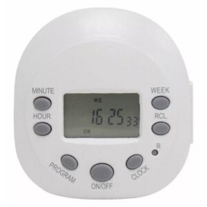 TEMPORIZADOR DIGITAL GENERAL LECTRIC PROGRAMABLE HASTA 7 DIAS (GE15150)