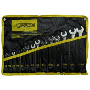 LLAVE MIXTA JUEGO X 14 PCS (1/4-13/16) CR/V UDUKE (HTY0033)