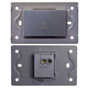 SWICHE TIMBRE LUXOR GRIS INTERCAMBIABLE SIN TAPA DUKE ENERGY (V3-001)