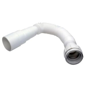 SIFON LAVAMANOS / LAVAPLATOS FLEXIBLE BLANCO UDUKE 1-1/2 X 1-1/4 (HT1189)
