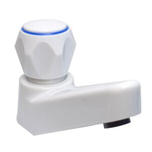 LLAVE LAVAMANOS POMO PRISMA BLANCA UDUKE PLASTICA (HT1204)