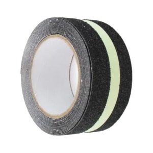 CINTA ADHESIVA ANTIDESLIZANTE 2 X 20 MTS REFLECTIVA NEGRA UDUKE (HT90376