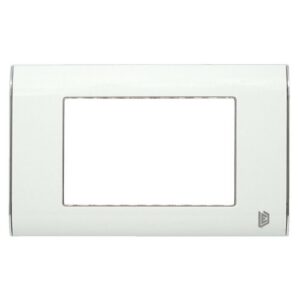 TAPA LUXOR BLANCA Y BORDE CROMADO DUKE ENERGY (V18-02BC)