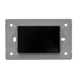 TAPA CIEGA LUXOR NEGRA CUADRADA DUKE ENERGY (V17-021)