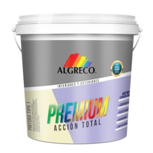 PINTURA VINILO PREMIUM TIPO 1 BLANCO ALMENDRA GALON (99400201 (ALGRECO)