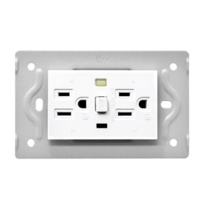TOMA DOBLE GFCI LUXOR BLANCO DUKE ENERGY (15A-127V) (V9-020)