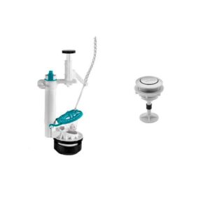 VALVULA DE DESCARGA + AGUA STOP + BOTON NUKI 26CM CATAPULTA GRIVAL (738000001)