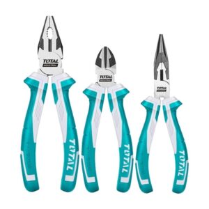 JUEGO DE ALICATES X 3 PZS INDUSTRIAL CROMO VANADIUM (PINZA 6 CORTAFRIO 6 ALICATE 8) TOTAL (THT2K0301)