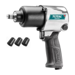 PISTOLA IMPACTO 1/2" NEUMATICA INDUSTRIAL INCLUYE 3 COPAS TOTAL (TAT40122)