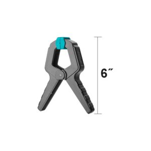PINZA DE RESORTE PARA SUJECION 6 FUERZA DE AGARRE 15 KG TOTAL (THT13362)