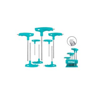 TORX INDUSTRIAL MANGO EN T JUEGO X 8 PZS TOTAL (THHW80836)