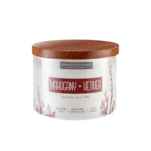 VELA 14.75 OZ ESSENTIAL ELEMENTS MAHOGANY & VETIVER CANDLE LITE (4472293)