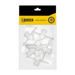 CHAZO PLASTICO MARIPOSA 3/8 PQT X 6 UDUKE