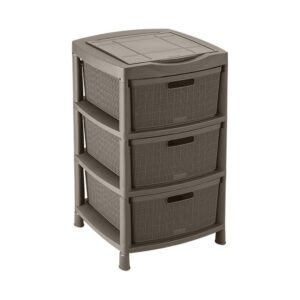 GAVETERO FIQUE 3 GAVETAS MOCCA RIMAX (12546)