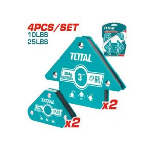 SUJETADOR MAGNETICO 10 - 25LBS 4 PZS SUPER SELECT TOTAL (TAMWH4062)