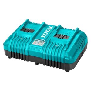 CARGADOR INTELIGENTE DOBLE PARA BATERIAS 20V 4.0AH INDUSTRIAL TOTAL (UTCLI2034)