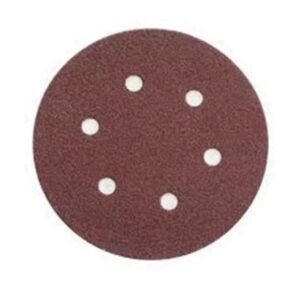 DISCO VELCRO ABRACOL ROJO 6 X 6 HUECOS GRANO 120 (RDVRO0120006)