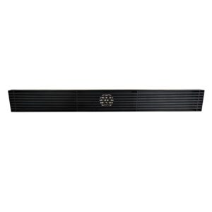 REJILLA SIFON PISO ROTULADA ACERO INOXIDABLE NEGRA 6.8x60CM UDUKE (HT1613)