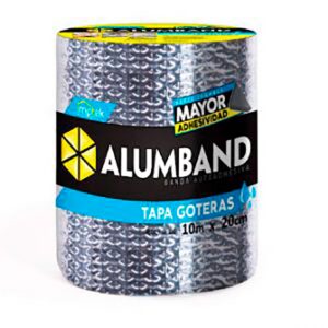 CINTA ASFALTICA TAPA GOTERAS 20 CM X 10 MTS (1.1MM) ALUMBAND (016)