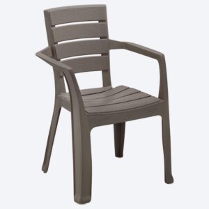 SILLA BARU CON BRAZOS MOCCA RIMAX