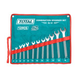 LLAVE MIXTA JUEGO X 12 PZS 6-24MM CRV SUPER TOTAL (THT1022121)