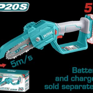 SIERRA MINI INALAMBRICA DE 5" 20V CARGADOR Y BATERIA NO INCLUIDO SUPER TOTAL (TGSLI2058)