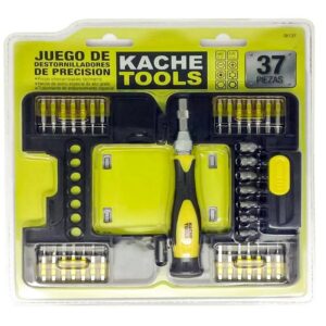 DESTORNILLADOR JUEGO X 37 PZS KACHE TOOLS SK137 (37588)
