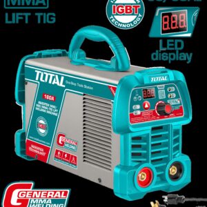 SOLDADOR INVERSOR DIGITAL 160A (MMA-LIFT TIG) 110-220V INDUSTRIAL SUPER TOTAL (UTW216059)
