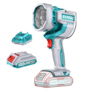 LAMPARA DE TRABAJO INALAMBRICA 2000 LUMENES 20V INCLUYE BATERIA 2,0AH Y CARGADOR INDUSTRIAL SUPER TOTAL (UTWLI20881)