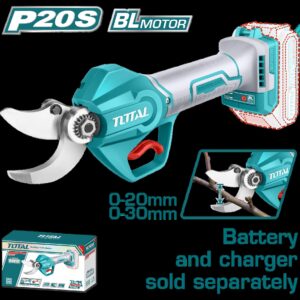 TIJERA PODAR INALAMBRICA 20V BATERIA Y CARGADOR NO INCLUIDO INDUSTRIAL SUPER TOTAL (TSSLI20308)