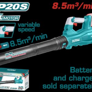 SOPLADORA INALAMBRICA 20V V/VARIABLE BATERIA Y CARGADOR NO INCLUIDO INDUSTRIAL SUPER TOTAL (TABLI20428)