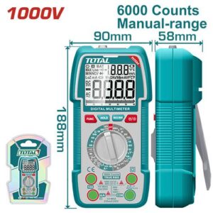 TESTER DIGITAL 1000V INDUSTRIAL SUPER TOTAL (TMT5310002)