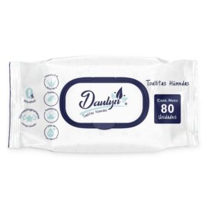 PAÑITOS HUMEDOS DAULYN X 80 UNIDADES