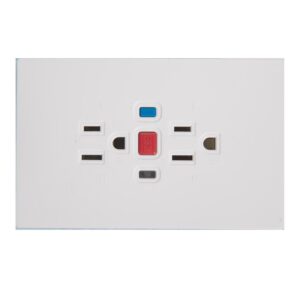 TOMA DOBLE GFCI TERRA BLANCA UDUKE (V7-020)