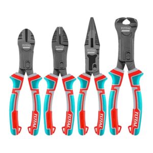 JUEGO DE ALICATE X 4 PIEZAS CROMO VANADIUM INDUSTRIAL TOTAL (THT2CK241S)