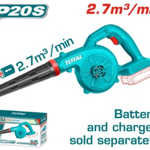 SOPLADORA INALAMBRICA 20V BATERIA Y CARGADOR SE VENDEN POR SEPARADO (TABLI20028)
