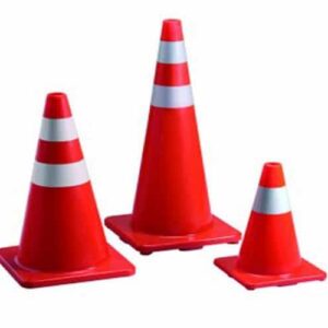 CONO VIAL 40CM PVC REFLECTIVO