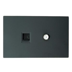 TOMA TELEFONO + TOMA TV TERRA NEGRO UDUKE (V6-036)