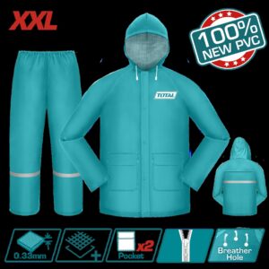 IMPERMEABLE PARA MOTO INDUSTRIAL TALLA XXL TOTAL (THTRS031.XXL)
