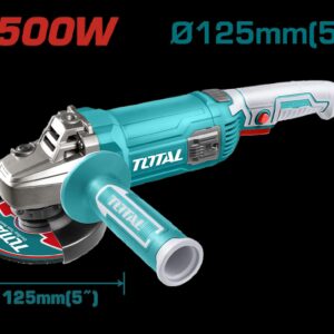 PULIDORA 5" 1500W INCLUYE MANGO AUXILIAR INDUSTRIAL TOTAL (UTG11512536)