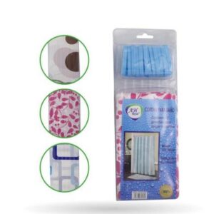 CORTINA PARA BAÑO CON GANCHOS 180 X 180 CMS GRUESA AH ROYAL (PAC30130)