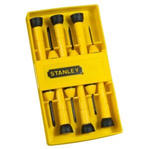 DESTORNILLADOR DE PRESICION JUEGO X 6 STANLEY (66-052)