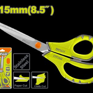 TIJERA 8.5" ACERO INOXIDABLE MANGO ERGONOMICO (DTSX1601)