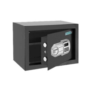 CAJA FUERTE DE SEGURIDAD CON CLAVE INTERCAMBIABLE (25X35X25) SUPER TOTAL (TESF2501)