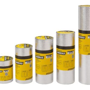 CINTA ASFALTICA TAPA GOTERAS 10 CM X 10 M ALUMINIO UDUKE 1.1MM